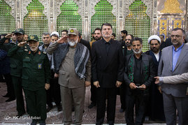 مراسم تجدید میثاق بسیجیان با آرمان های بنیانگذار جمهوری اسلامی ایران