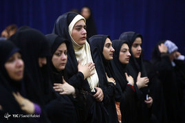 مراسم تجدید میثاق بسیجیان با آرمان های بنیانگذار جمهوری اسلامی ایران
