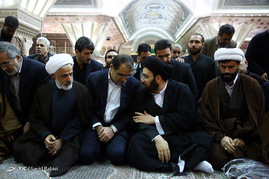 مراسم تشییع پیکر مرحومه 
