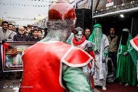 پیاده‌روی جاماندگان اربعین حسینی در تهران
