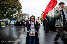 پیاده‌روی جاماندگان اربعین حسینی در تهران
