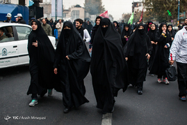 پیاده‌روی جاماندگان اربعین حسینی در تهران