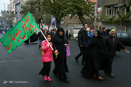 پیاده‌روی جاماندگان اربعین حسینی در تهران - 3