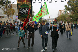پیاده‌روی جاماندگان اربعین حسینی در تهران - 3