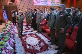 مراسم معارفه جانشین فرمانده کل ارتش و تکریم و معارفه فرمانده نیروی زمینی