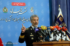 نشست خبری فرمانده نیروی دریایی ارتش