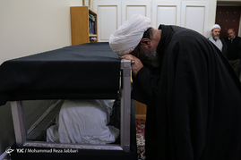 مراسم وداع با پیکر مرحوم آیت الله موسوی اردبیلی‎
