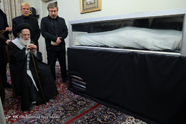 مراسم وداع با پیکر مرحوم آیت الله موسوی اردبیلی‎

