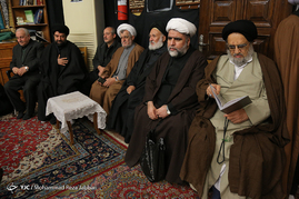 مراسم وداع با پیکر مرحوم آیت الله موسوی اردبیلی‎
