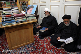 مراسم وداع با پیکر مرحوم آیت الله موسوی اردبیلی‎
