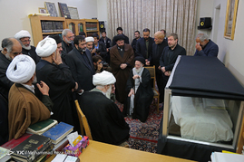 مراسم وداع با پیکر مرحوم آیت الله موسوی اردبیلی‎
