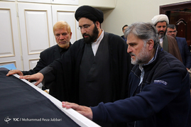 مراسم وداع با پیکر مرحوم آیت الله موسوی اردبیلی‎
