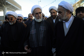 تشییع پیکر مرحوم آیت الله موسوی اردبیلی در قم
