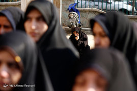 تشییع و خاکسپاری پیکر شهید گمنام در کوی دانشگاه تهران