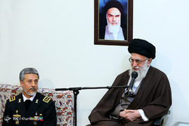 دیدار فرماندهان نیروی دریایی ارتش با رهبر معظم انقلاب
