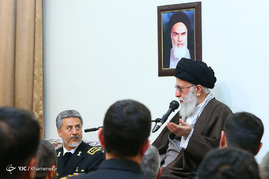 دیدار فرماندهان نیروی دریایی ارتش با رهبر معظم انقلاب

