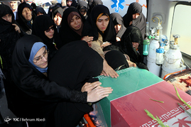 مراسم تشییع پیکر مطهر هفت شهید گمنام دوران دفاع مقدس - تبریز‎
