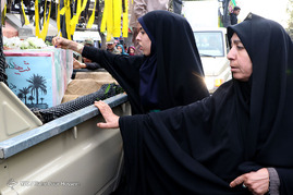تشییع پیکر مطهر سه شهید گمنام دفاع مقدس در شیراز‎
