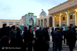 تشییع پیکر مطهر سه شهید گمنام دفاع مقدس در شیراز‎
