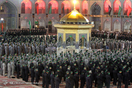 مراسم خطبه خوانی شب شهادت امام رضا(ع)
