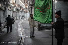 عزاداری شهادت امام رضا ع در بازار تهران
