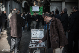 عزاداری شهادت امام رضا ع در بازار تهران