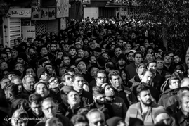 مراسم تشییع جانباختگان حادثه قطار سمنان در تبریز
