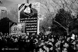 مراسم تشییع جانباختگان حادثه قطار سمنان در تبریز
