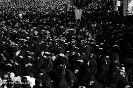 مراسم تشییع جانباختگان حادثه قطار سمنان در تبریز
