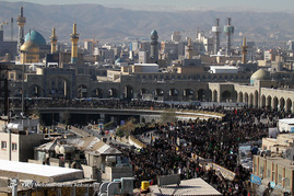 مشهد مقدس در سالروز شهادت امام رضا علیه السلام
