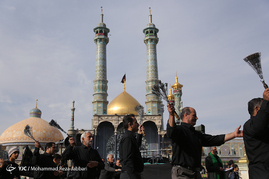 عزاداری شهادت امام رضا(ع) در قم
