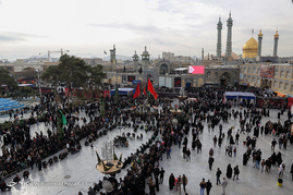 عزاداری شهادت امام رضا(ع) در قم
