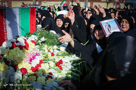 تشییع پیکر دو شهید گمنام در البرز‎