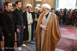 مراسم ختم مرحوم آیت‌الله موسوی اردبیلی در تهران‎
