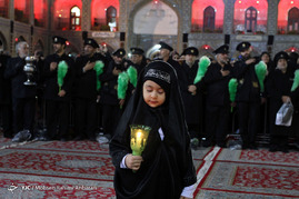 آیین شام غریبان شهادت امام رضا(ع) در حرم رضوی
