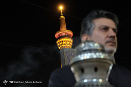 آیین شام غریبان شهادت امام رضا(ع) در حرم رضوی
