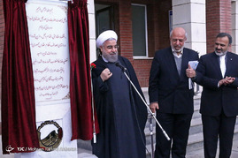 افتتاح دو پروژه عمرانی صنعت آب و فاظلاب کشور با حضور رئیس جمهور - مشهد
