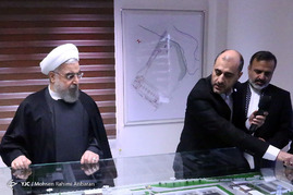 افتتاح دو پروژه عمرانی صنعت آب و فاظلاب کشور با حضور رئیس جمهور - مشهد
