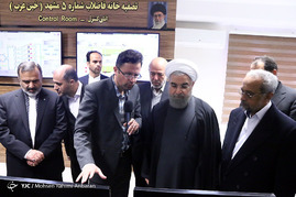 افتتاح دو پروژه عمرانی صنعت آب و فاظلاب کشور با حضور رئیس جمهور - مشهد
