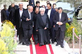 افتتاح دو پروژه عمرانی صنعت آب و فاظلاب کشور با حضور رئیس جمهور - مشهد
