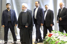 افتتاح دو پروژه عمرانی صنعت آب و فاظلاب کشور با حضور رئیس جمهور - مشهد
