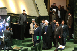 حضور رئيس جمهور در صحن علنی مجلس شورای اسلامی