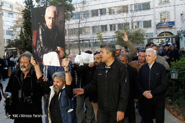تشییع پیکر محمد زرین دست کارگردان پیشکسوت سینما
