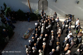 تشییع پیکر محمد زرین دست کارگردان پیشکسوت سینما
