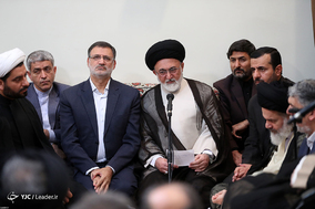 دیدار مسئولان و دست‌اندرکاران حج با رهبر معظم انقلاب