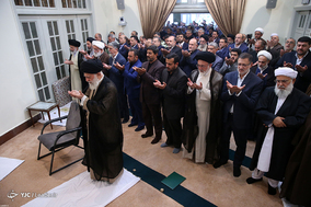 دیدار مسئولان و دست‌اندرکاران حج با رهبر معظم انقلاب