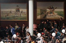 آیین بزرگداشت روز دانشجو با سخنرانی حجت الاسلام غلامحسین محسنی اژه‌ای و معاون اول و سخنگوی قوه قضاییه دانشکده ادبیات دانشگاه تهران