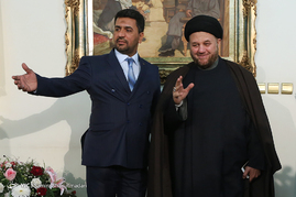 نشست خبری رئیس مجلس اعلای عراق
