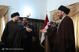 نشست خبری رئیس مجلس اعلای عراق

