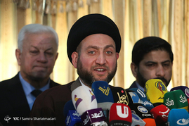 نشست خبری رئیس مجلس اعلای عراق
